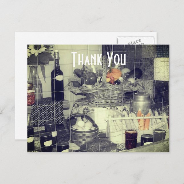 Carte Postale Prix Produits Pays Foire Merci (Devant / Derrière)