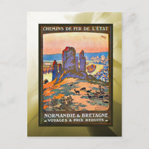 Carte Postale Prix réduits, Normandie, Bretagne,