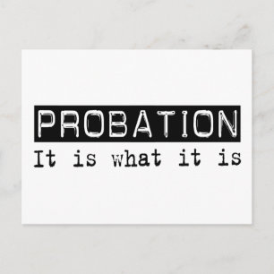 Carte Postale Probation C'Est