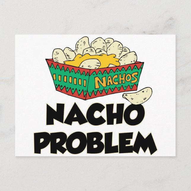 Carte Postale Problème Nacho - Jouer avec Word amusant (Devant)