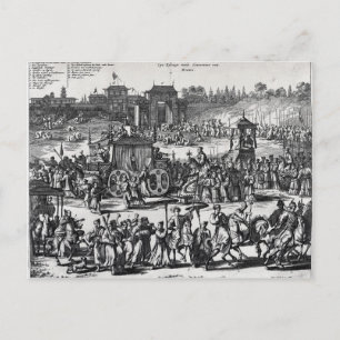 Carte Postale Procession aux portes de Macao