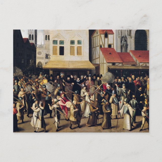 Carte Postale Procession de la Sainte Ligue en 1590 (Devant)