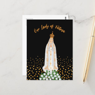 Carte Postale Procession de Notre-Dame de Fatima aux bougies