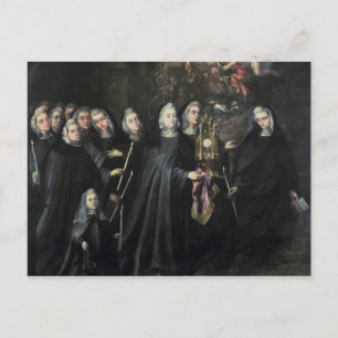 Carte Postale Procession de saint Clare avec l'Eucharistie