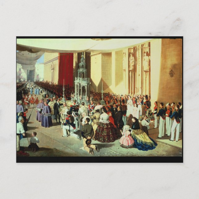 Carte Postale Procession du Corpus Christi à Séville (Devant)