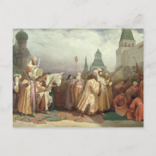 Carte Postale Procession du dimanche de Palm