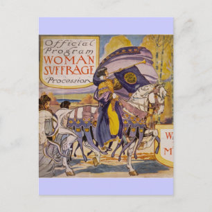 Carte Postale Procession du suffrage 1913