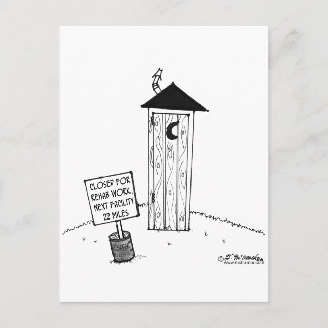Carte Postale Prochain dessin Outhouse 22             MilesOutho (Devant)