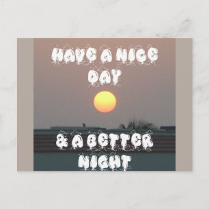 Carte Postale Produit de Personnaliser de jour Nice