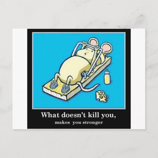Carte Postale Produit de souris amusant (Devant)