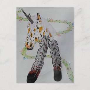 Carte Postale Produits cadeaux Appaloosa Unicorn