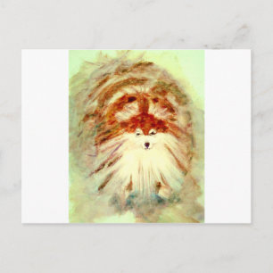 Carte Postale Produits cadeaux PawLoversArt de MClairArt