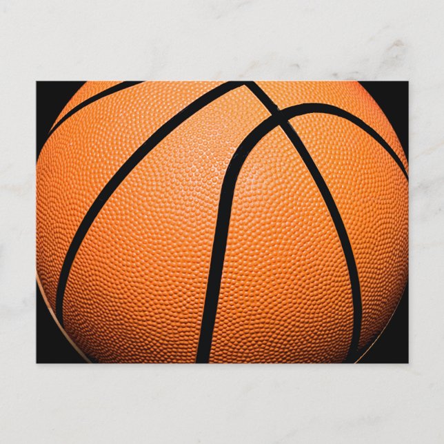 Carte Postale Produits de basket-ball (Devant)