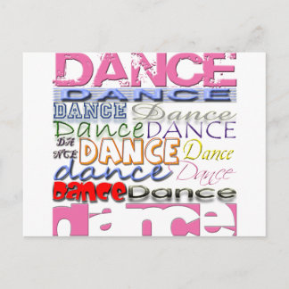 Carte Postale Produits de Dance Dancer