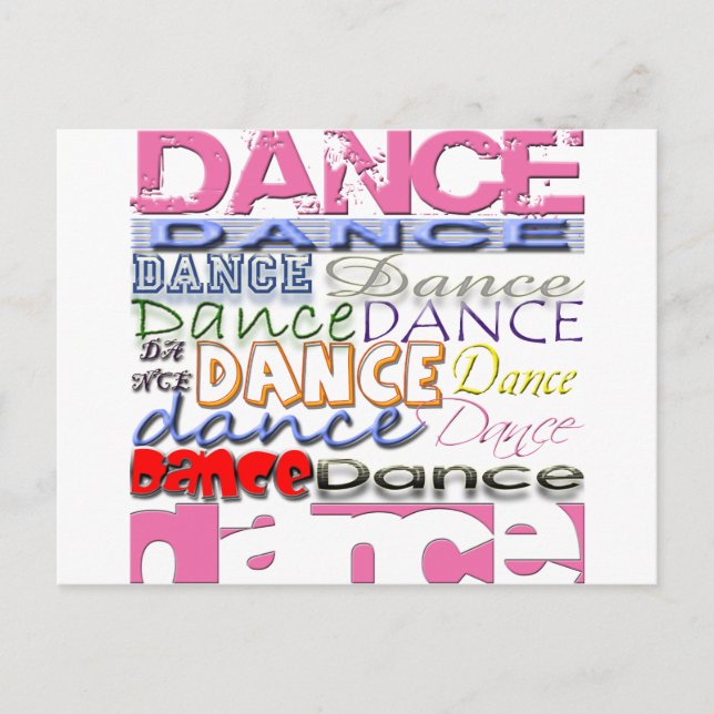Carte Postale Produits de Dance Dancer (Devant)