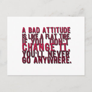 Carte Postale produits de mauvaise attitude