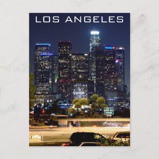 Carte Postale Produits de papier de nuit de Los Angeles