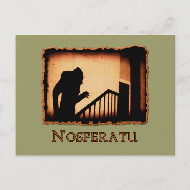 Carte Postale Produits effrayants de vampire de Nosferatu (Devant)