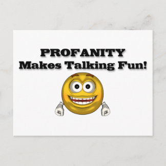 CARTE POSTALE PROFANITÉ