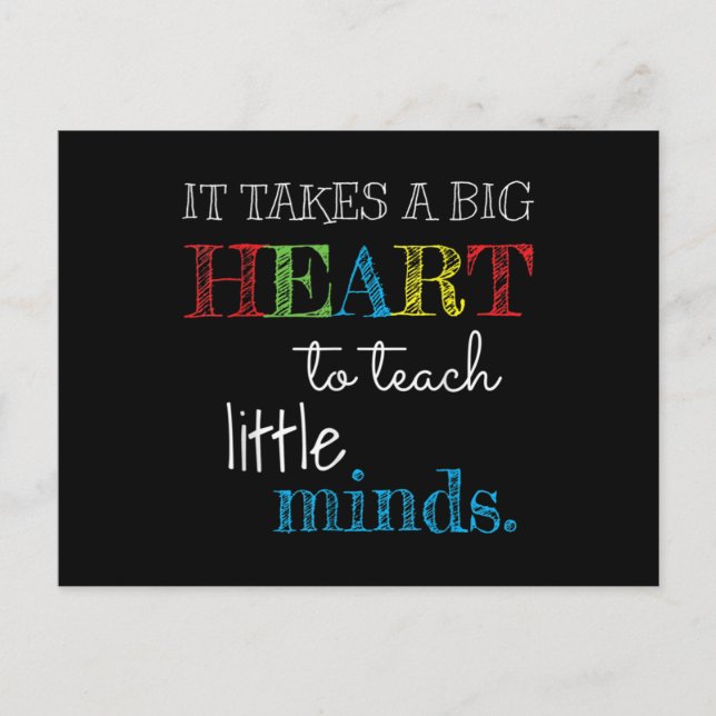 Carte Postale Professeur - Appréciation de l'enseignant - Enseig (Devant)