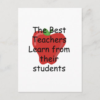 Carte Postale Professeur apprendre des étudiants
