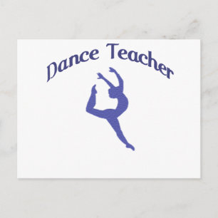 Carte Postale Professeur de danse Jete