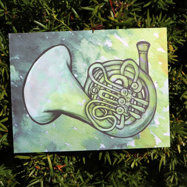 Carte Postale Professeur de musique de classe d'orchestre de cor (Créateur téléchargé)