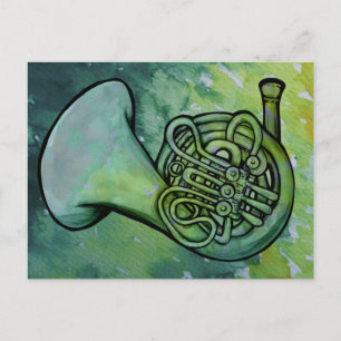 Carte Postale Professeur de musique de classe d'orchestre de cor