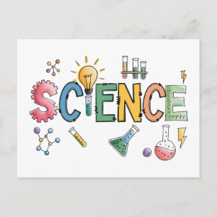 Carte Postale Professeur de sciences