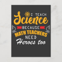 Professeur de sciences - Héros Citation Appréciati