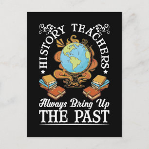 Carte Postale Professeur d'Histoire Historien Drôle