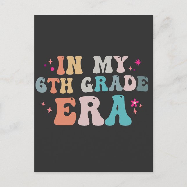 Carte Postale Professeur drôle de retour à l'école à mon époque  (Devant)