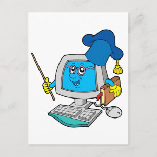 Carte Postale Professeur informatique