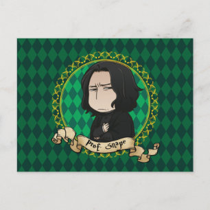 Carte Postale Professeur Snape en anime