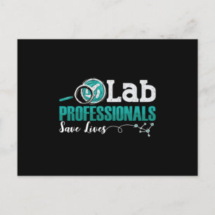 Carte Postale Professionnels du laboratoire Sauver des vies Tech