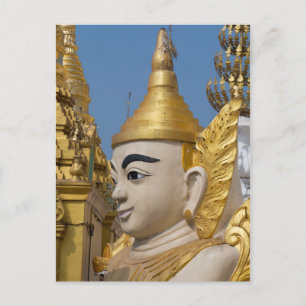 Carte Postale Profil De La Statue De Bouddha