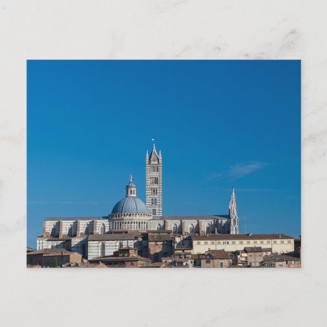 Carte Postale Profil Dome de Sienne, Italie (Devant)