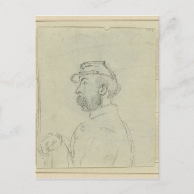 Carte Postale Profil du soldat (Devant)