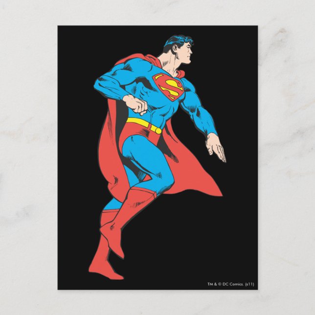 Carte Postale Profil Superman (Devant)