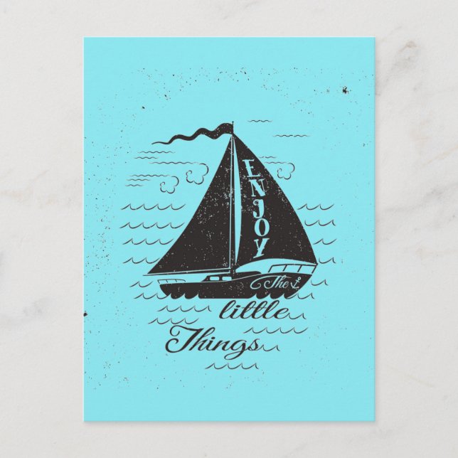 Carte Postale Profitez De L'Affiche Little Things (Devant)