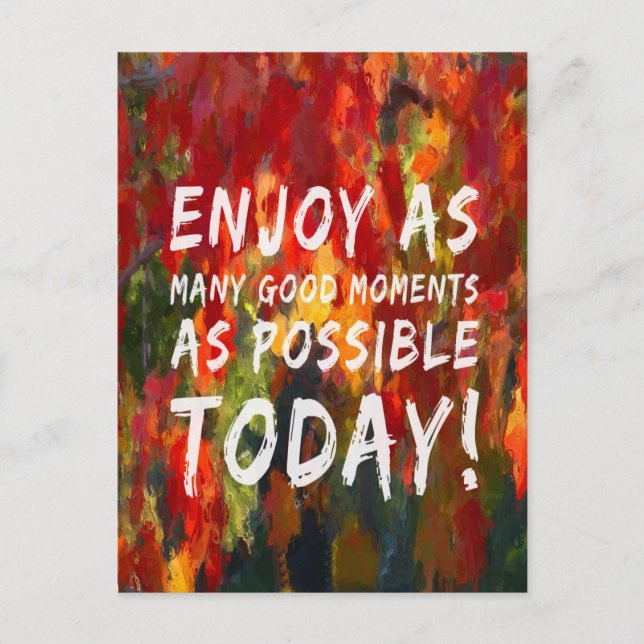 Carte Postale Profitez de moments (Devant)