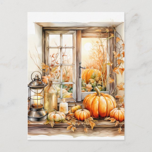 Carte Postale Profitez des couleurs de l'automne | Happy Fall (Devant)
