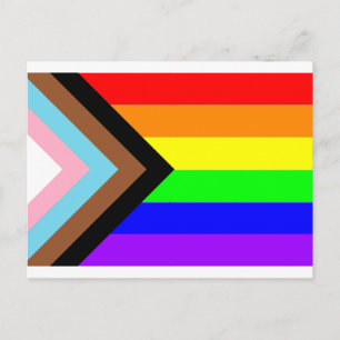 Carte postale Progress Rainbow Pride