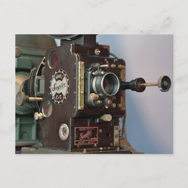 Carte Postale Projecteur de théâtre Simplex Vintage (Devant)