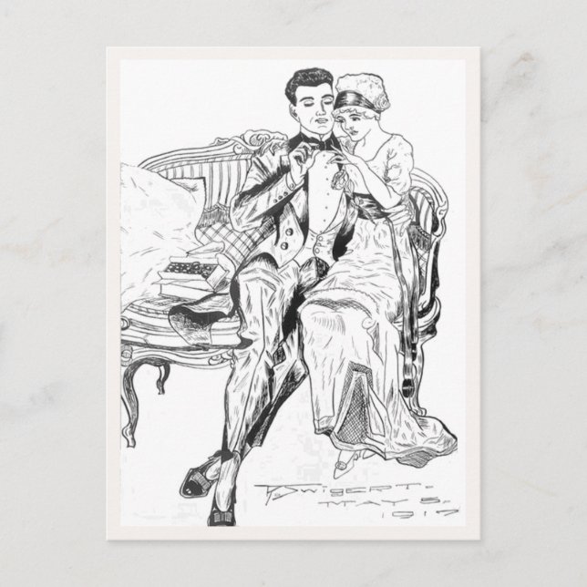 Carte Postale Projet artistique de Russell L. Swigert de 1917 (Devant)