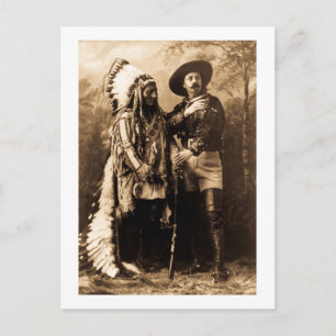 Carte Postale Projet de loi de 1895 sur le chef Sitting Bull et