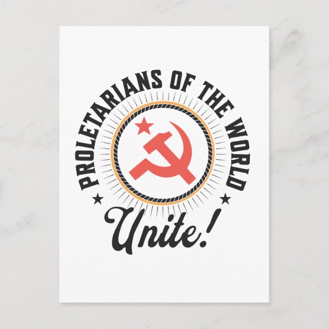 Carte Postale Proletarians of the World Unite! (Devant)