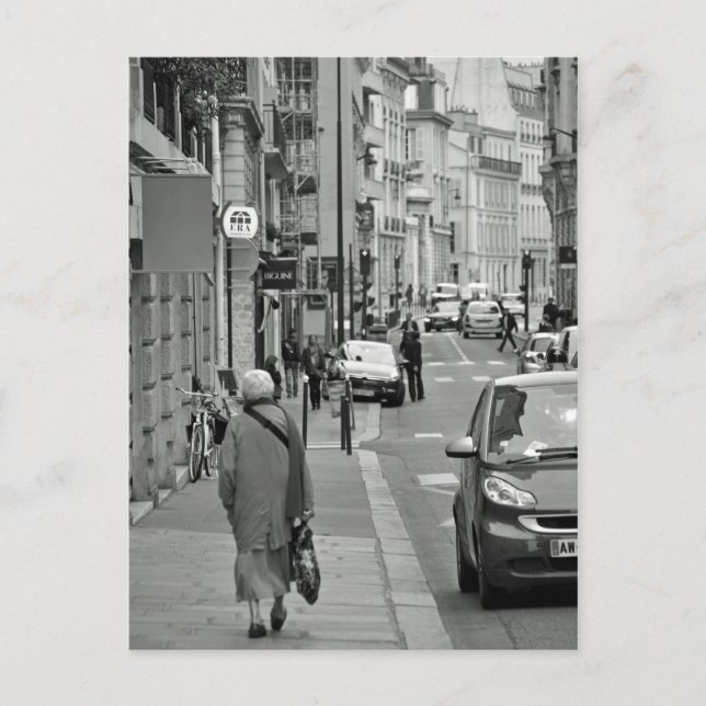 Carte Postale Promenade à Paris (Devant)