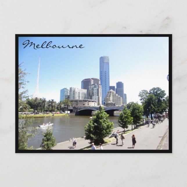Carte Postale promenade de melbourne (Devant)
