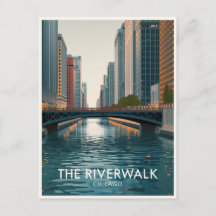 Promenade du Chicago Riverwalk : Vues du centre-vi